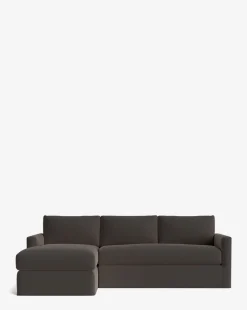 Macy Slipcover Chaise Sectional 101