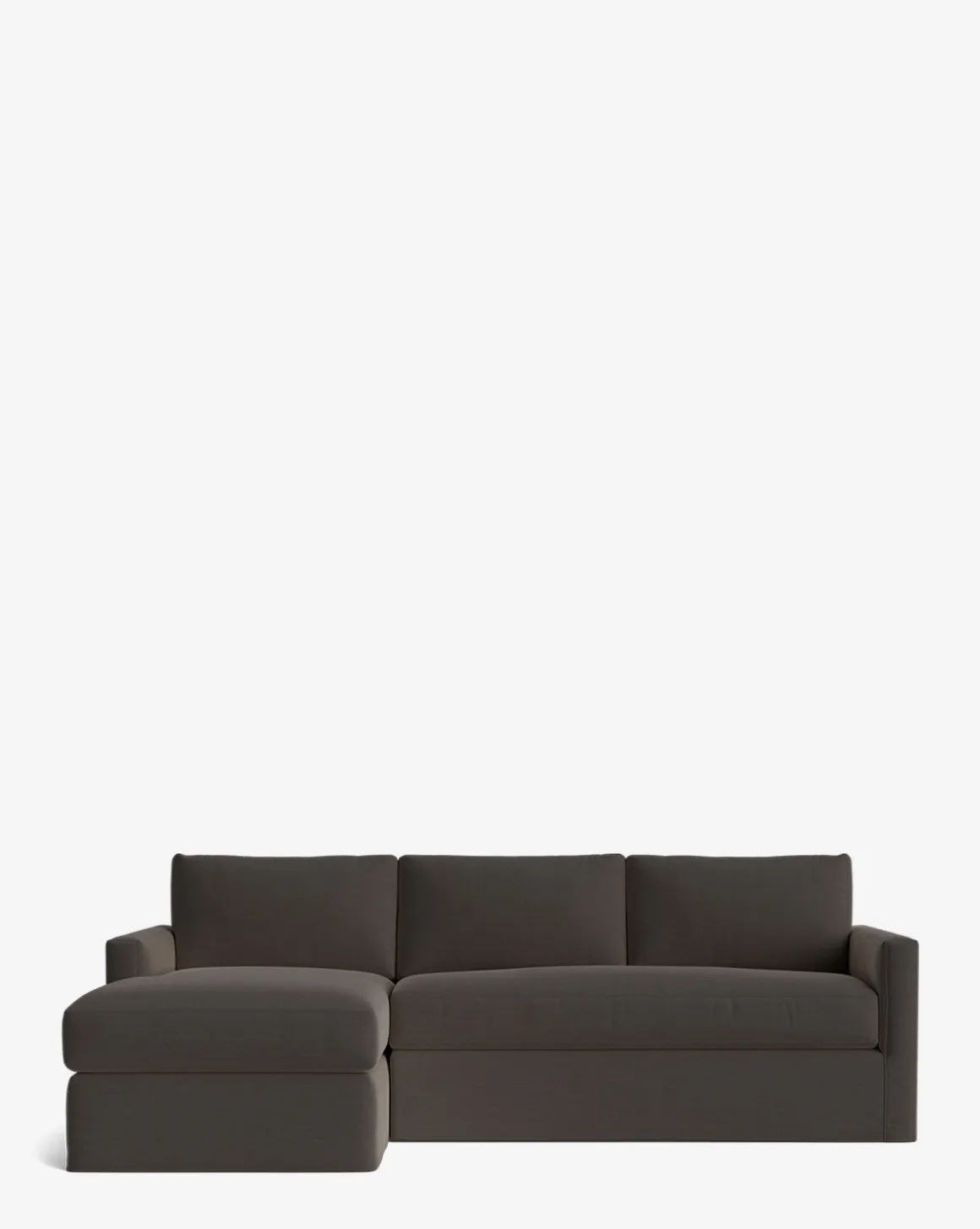 Macy Slipcover Chaise Sectional 101"