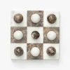 Marble Tic-Tac-Toe Board