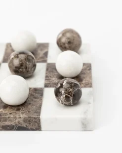 Marble Tic-Tac-Toe Board