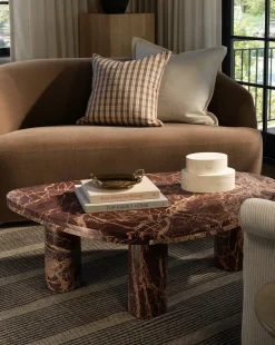 Merlot Marble Coffee Table
