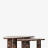 Merlot Marble Coffee Table (Set of 2)