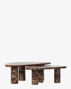 Merlot Marble Coffee Table (Set of 2)