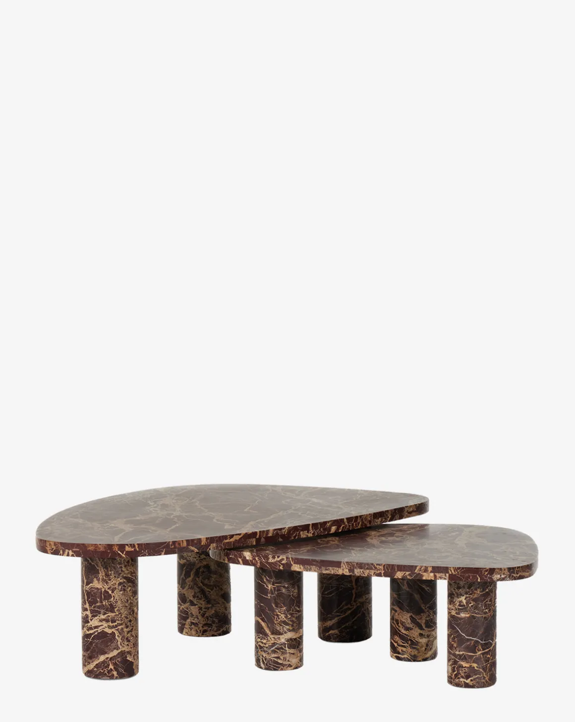 Merlot Marble Coffee Table (Set of 2)
