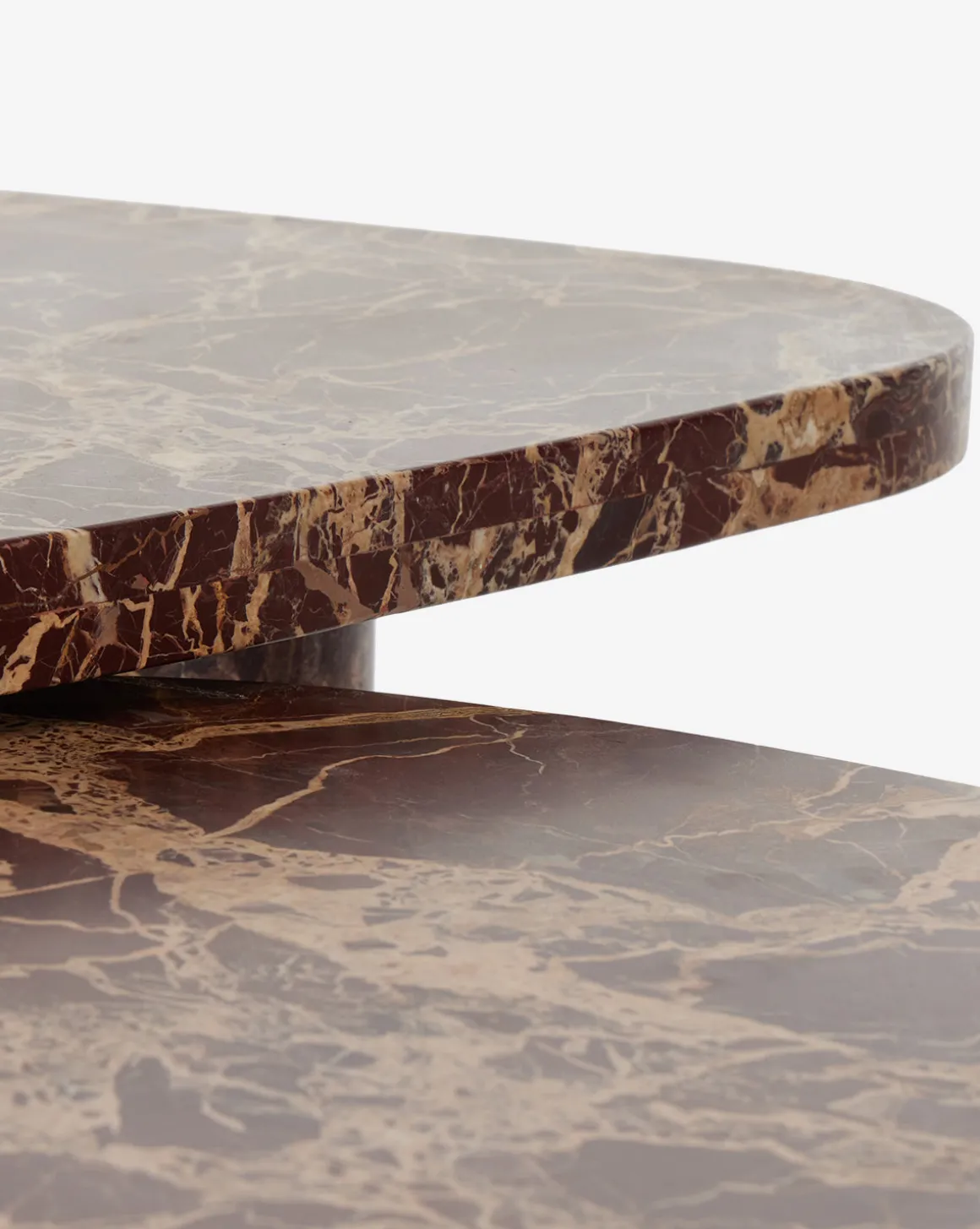 Merlot Marble Coffee Table (Set of 2)