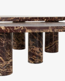 Merlot Marble Coffee Table (Set of 2)