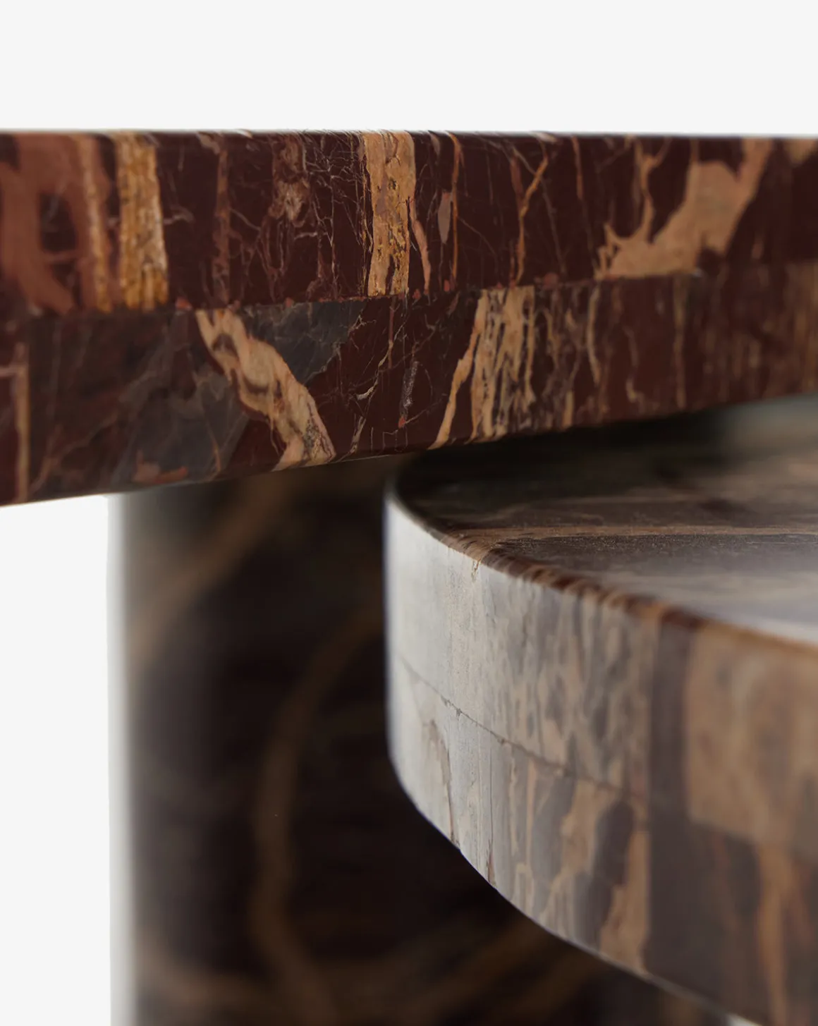 Merlot Marble Coffee Table (Set of 2)