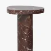 Merlot Marble End Table