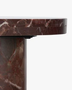 Merlot Marble End Table