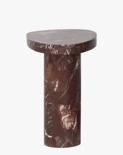 Merlot Marble End Table