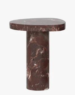 Merlot Marble End Table