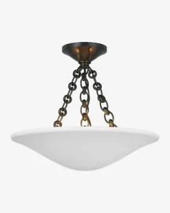 Mollino Large Semi-Flush Mount
