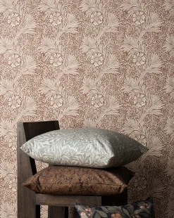 Morris & Co. x McGee & Co. Marigold Umber Wallpaper