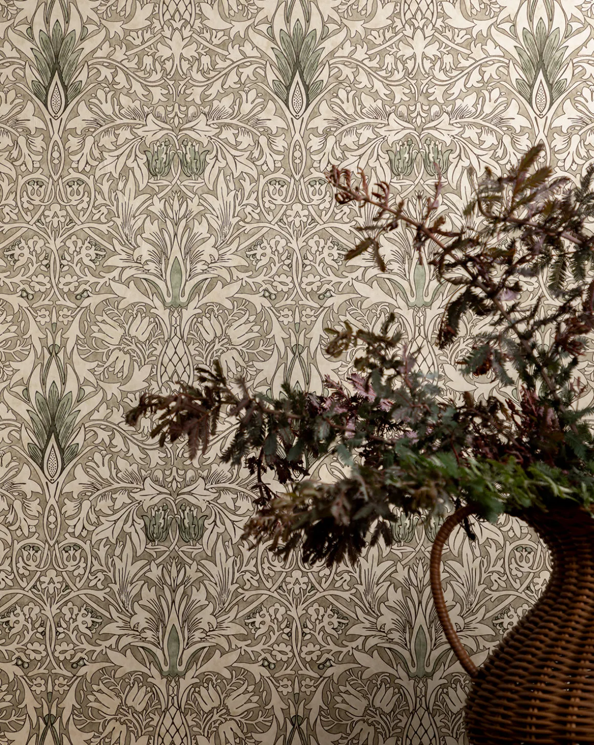 Morris & Co. x McGee & Co. Snakeshead Wallpaper