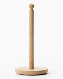 Oak Paper Towel Holder