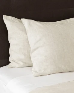 Penelope Beige Linen Shams (Set of 2)