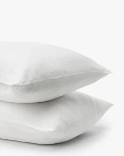 Penelope White Linen Shams (Set of 2)