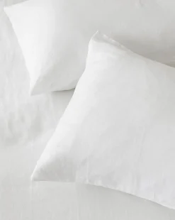 Penelope White Linen Shams (Set of 2)