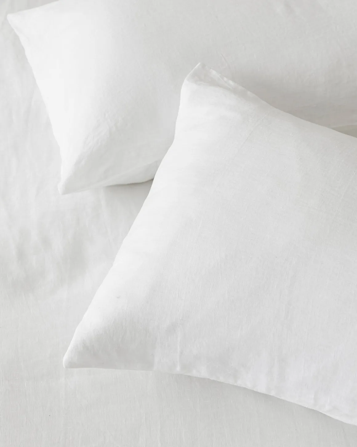 Penelope White Linen Shams (Set of 2)