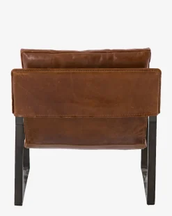 Peyton Leather Sling Chair