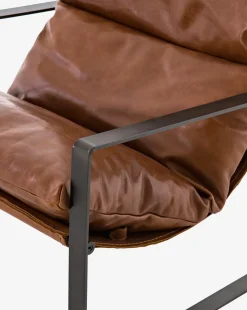 Peyton Leather Sling Chair