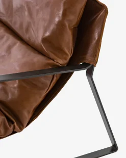 Peyton Leather Sling Chair