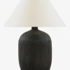 Portis Combed Round Table Lamp