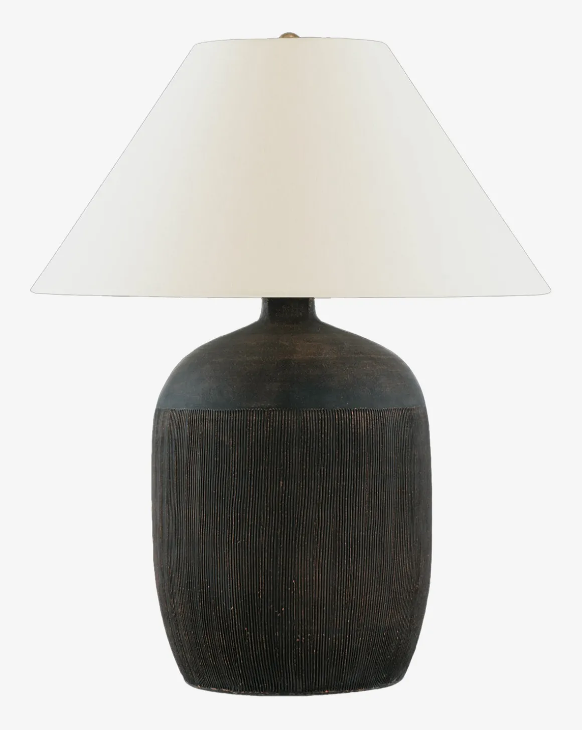 Portis Combed Round Table Lamp