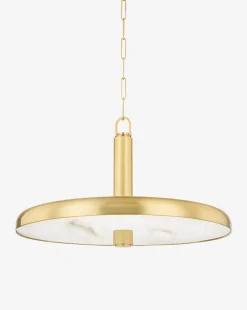 Reynolds Aged Brass Pendant