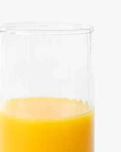 Ribbed Tall Drinking Glasses (Set of 4)