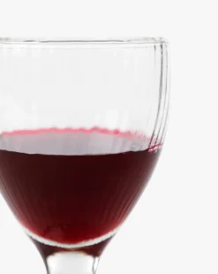 Ribbed Wine Glasses (Set of 4)