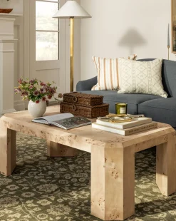 Rocio Burl Coffee Table
