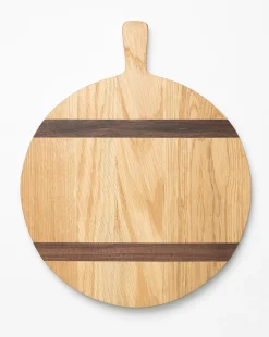 Round Oak Bread Board