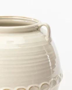 Rounded White Vase