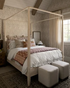 Ruffle White Linen Duvet Cover