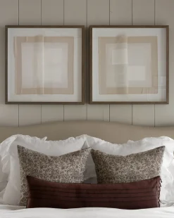 Ruffle White Linen Shams (Set of 2)