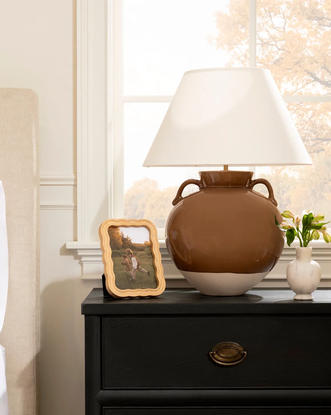 Scalloped Wood Frame