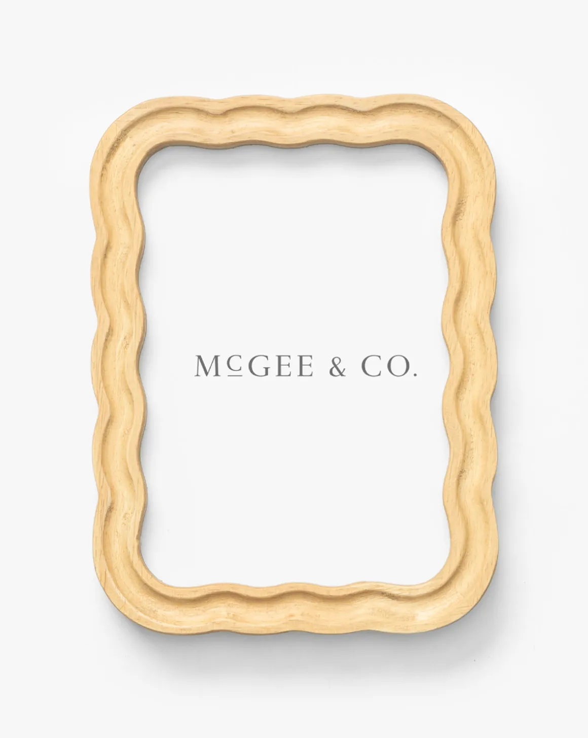 Scalloped Wood Frame
