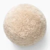 Sherpa Tan Ball Pillow