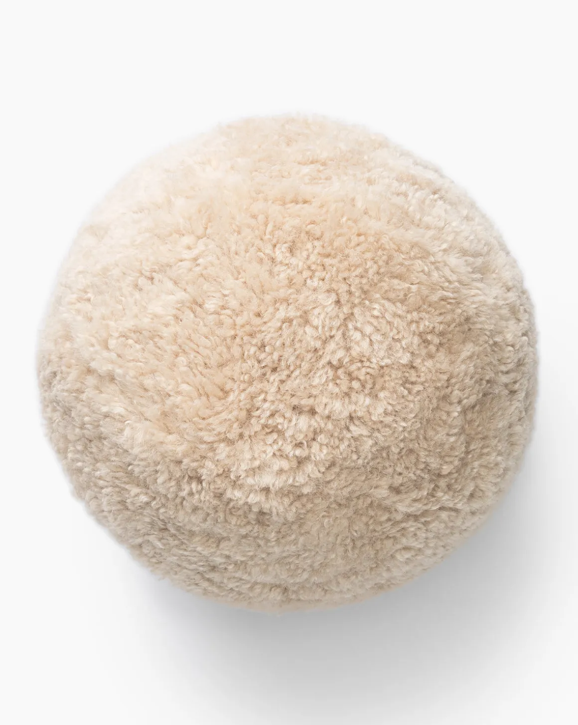 Sherpa Tan Ball Pillow