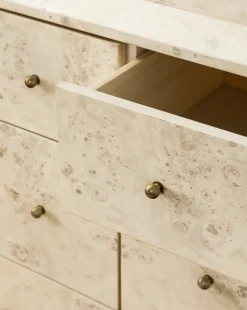 Tali Burl Wood Dresser