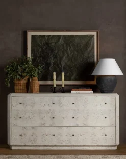 Tali Burl Wood Dresser