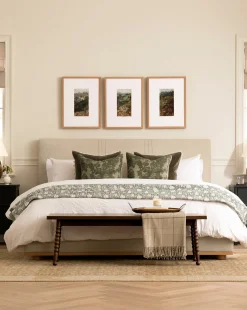 Taylor Pleated Bed (Ready to Ship)