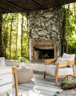 Vento Teak Outdoor Lounge Chair