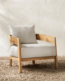 Vento Teak Outdoor Lounge Chair