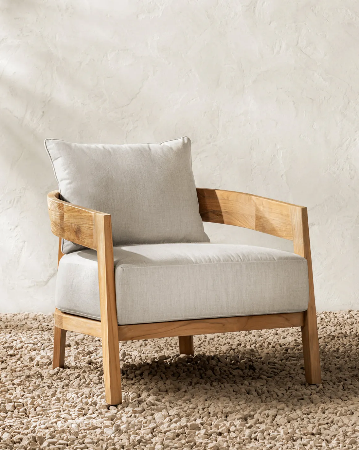 Vento Teak Outdoor Lounge Chair