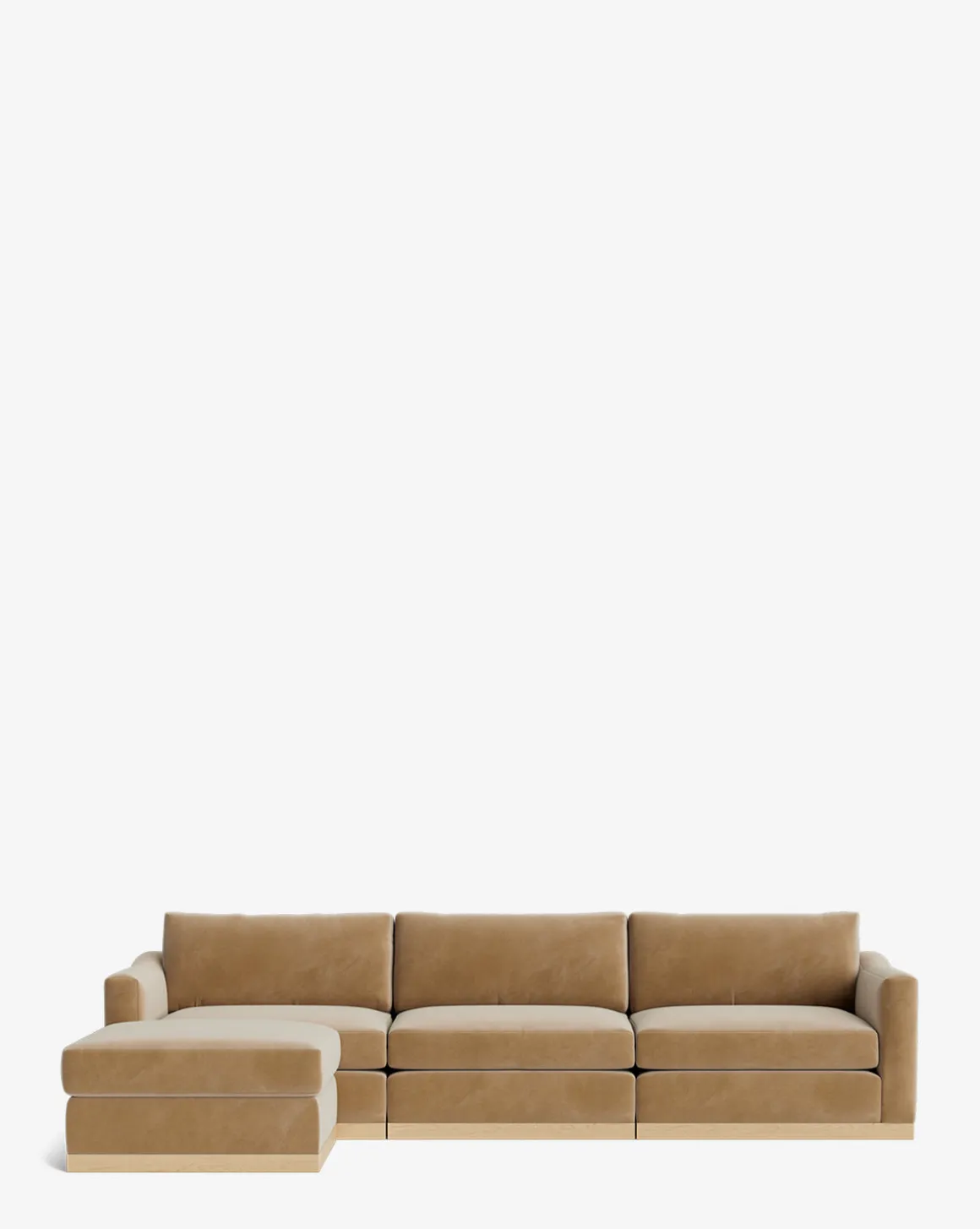 Vernon Modular Sofa with Ottoman 121"