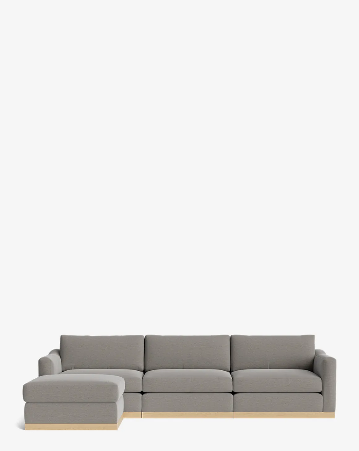 Vernon Modular Sofa with Ottoman 121"