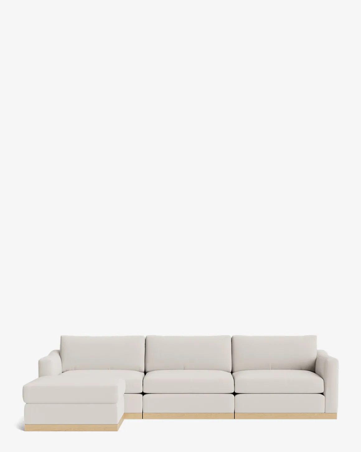 Vernon Modular Sofa with Ottoman 121"