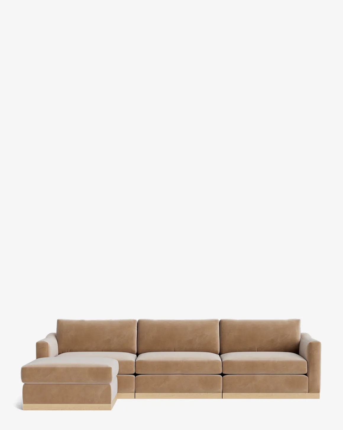 Vernon Modular Sofa with Ottoman 121"